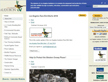 Tablet Screenshot of losangelesaudubon.org